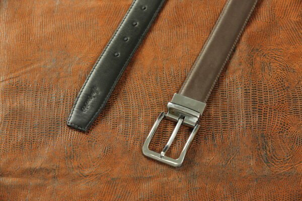 AETY9 - REVERSIBLE DUAL SIDED LEATHER BELT