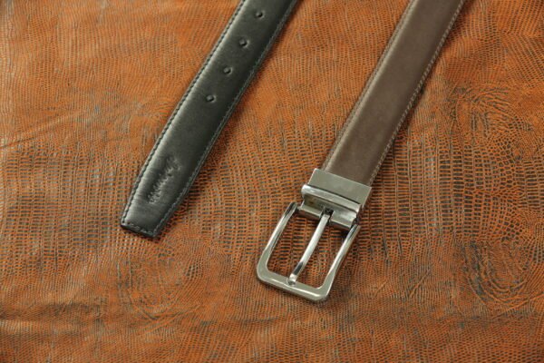 AETY9 - REVERSIBLE DUAL SIDED LEATHER BELT