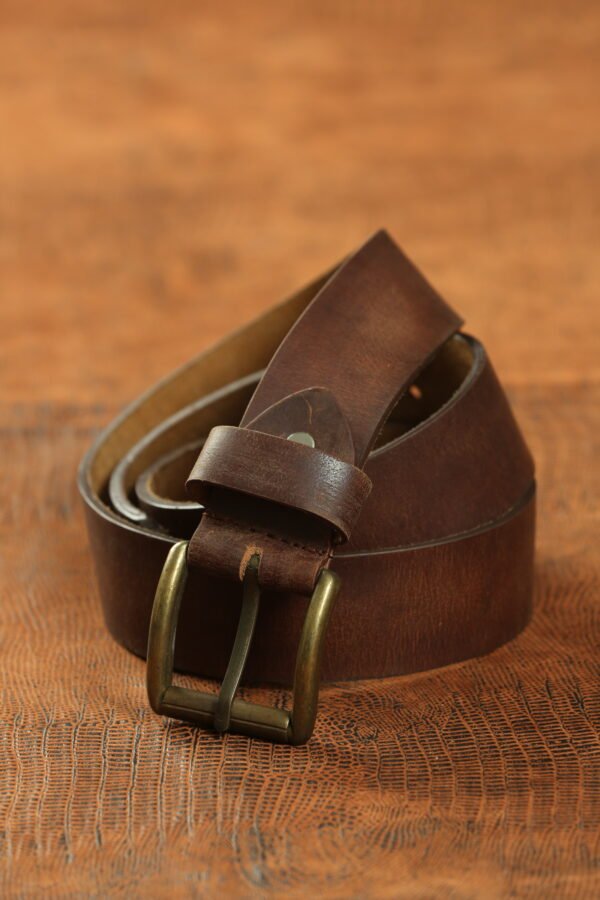 REBEL - VINTAGE BUFFALO LEATHER BELT