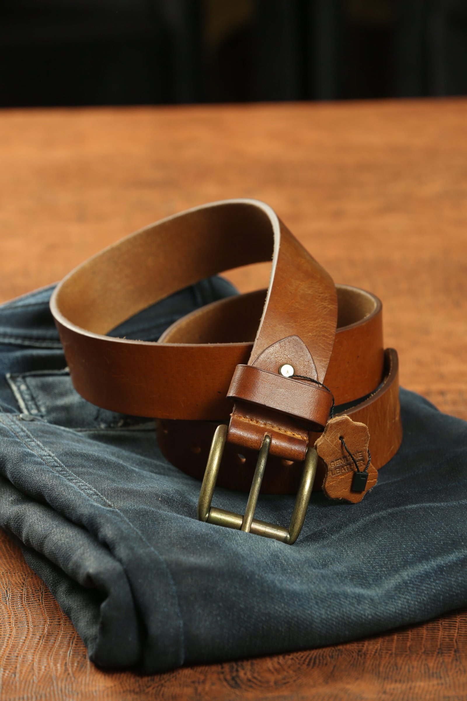 REBEL - VINTAGE BUFFALO LEATHER BELT