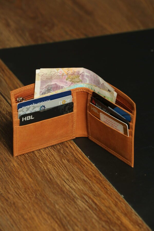 MASSICCIO - BOLD TAN LEATHER WALLET