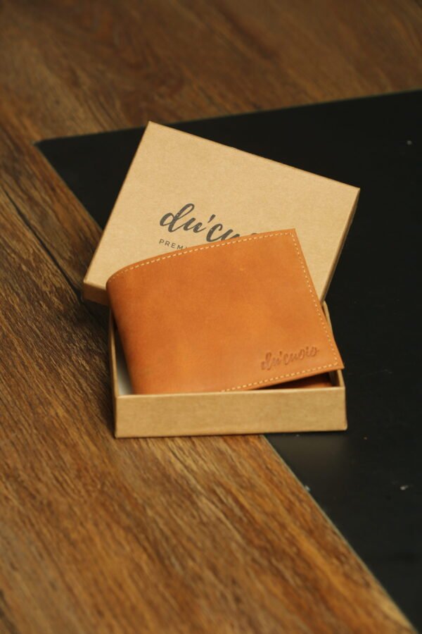 MASSICCIO - BOLD TAN LEATHER WALLET