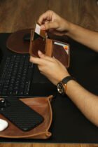 FELIZ - HANDSTITCHED CARD HOLDER