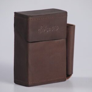 Du'cuoio Genuine Leather Cigarette Case for Men and Women