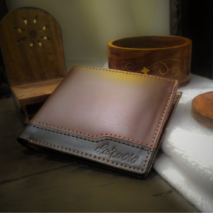 Du'cuoio Leather Wallet for Man's Contrasted Leather