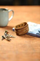 HS Crazy Horse hand-crafted Genuine Leather bracelet