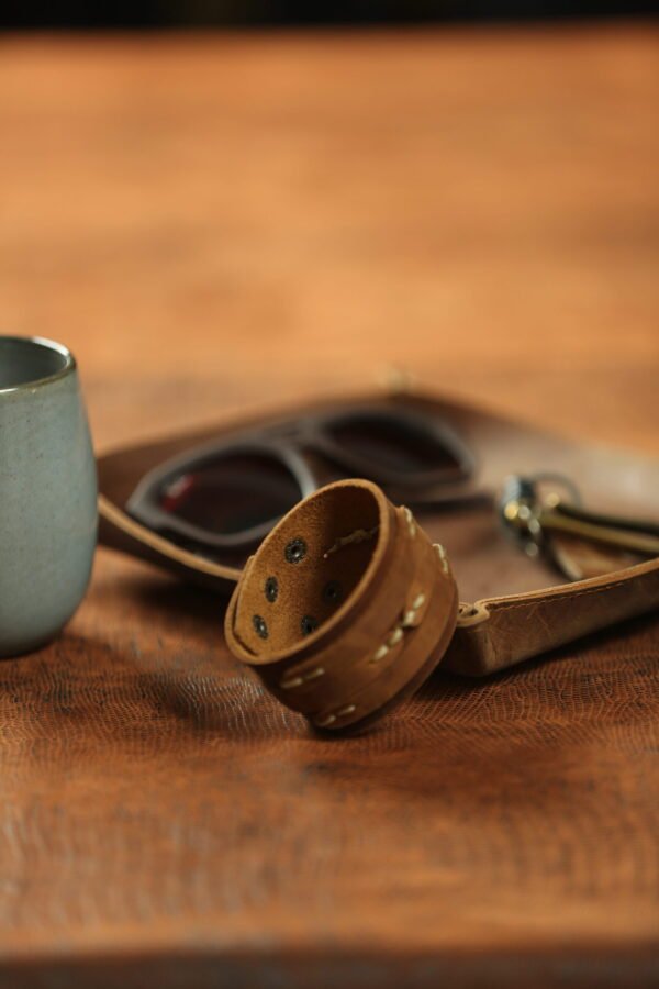 HS Crazy Horse hand-crafted Genuine Leather bracelet