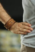 HS Crazy Horse hand-crafted Genuine Leather bracelet